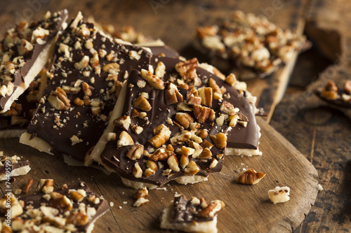 Foto Homemade Chocolate English Toffee