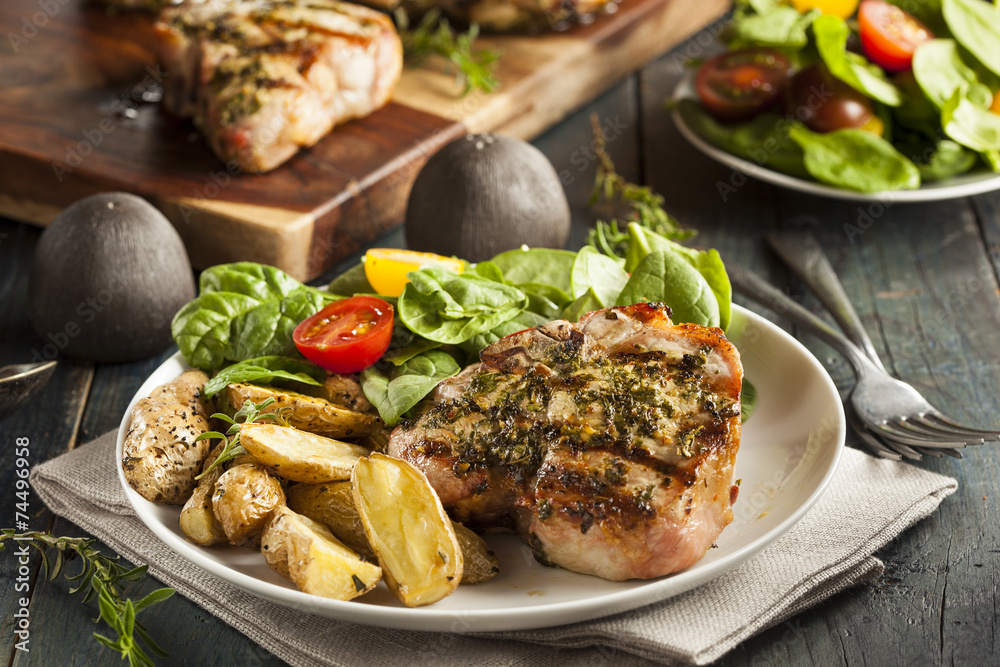 Large Grilled Pork Chop Large Grilled Pork Chop