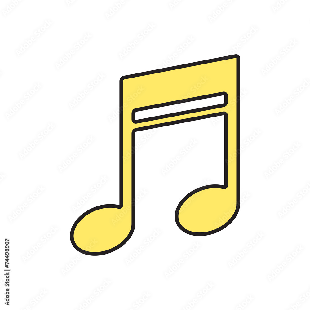 Vector music icon. Eps10 Vector music icon. Eps10