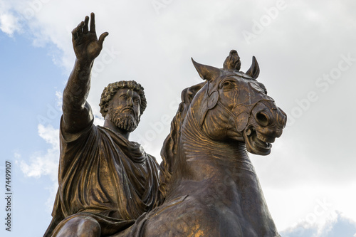 Statua equestre di Marco Aurelio - Roma photo