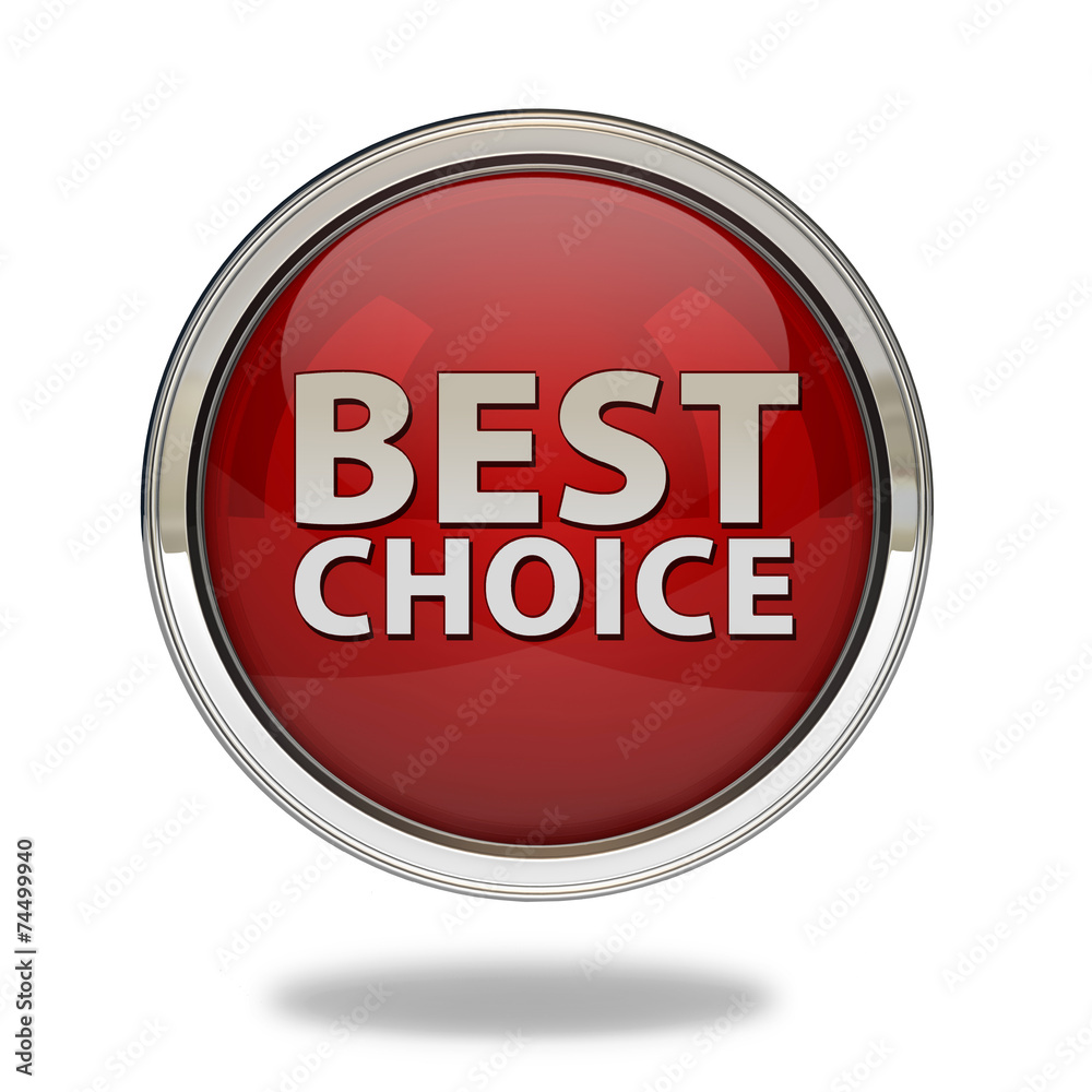 Best choice pointer icon on white background Best choice pointer icon on white background