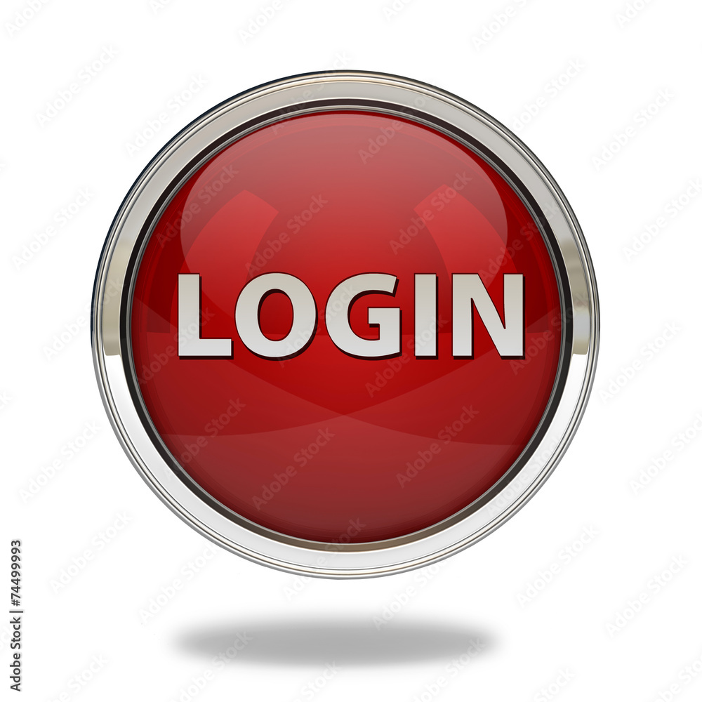 login pointer icon on white background login pointer icon on white background