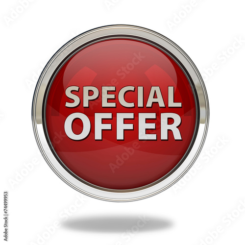 Free Download Special offer pointer icon on white background - GFXLoad