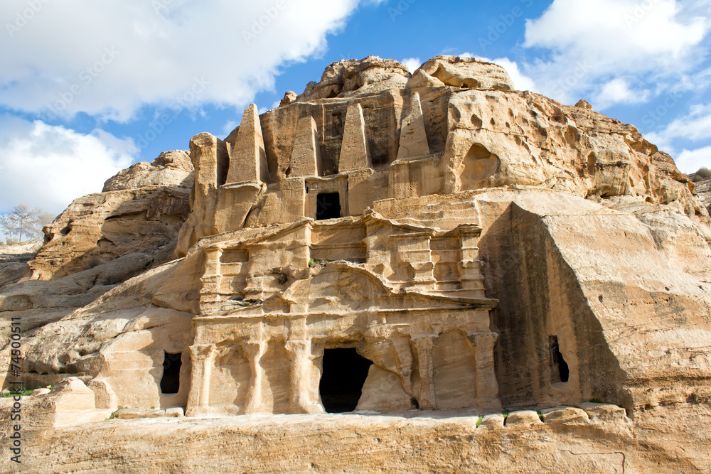 Obelisk Tomb and Bab Al-Siq Triclinium, Petra, Jordan