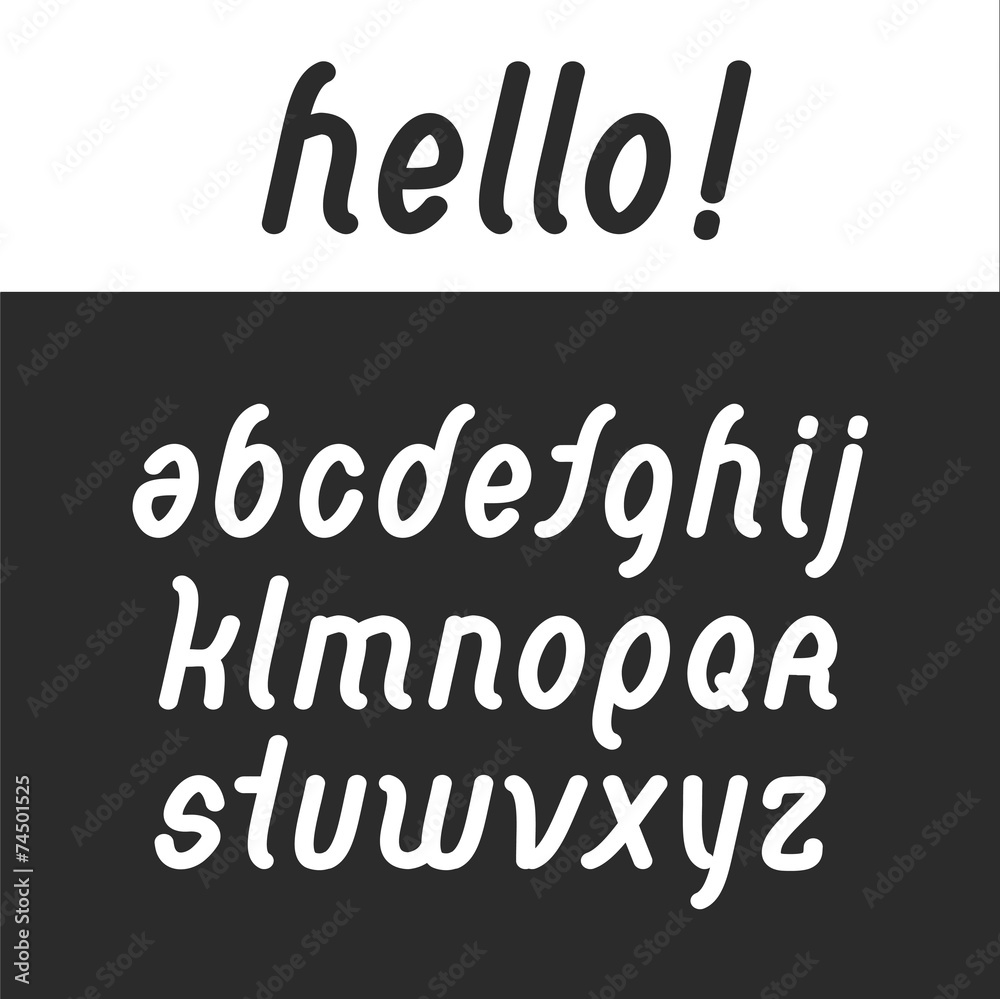 rounded font abc alphabet set rounded font abc alphabet set