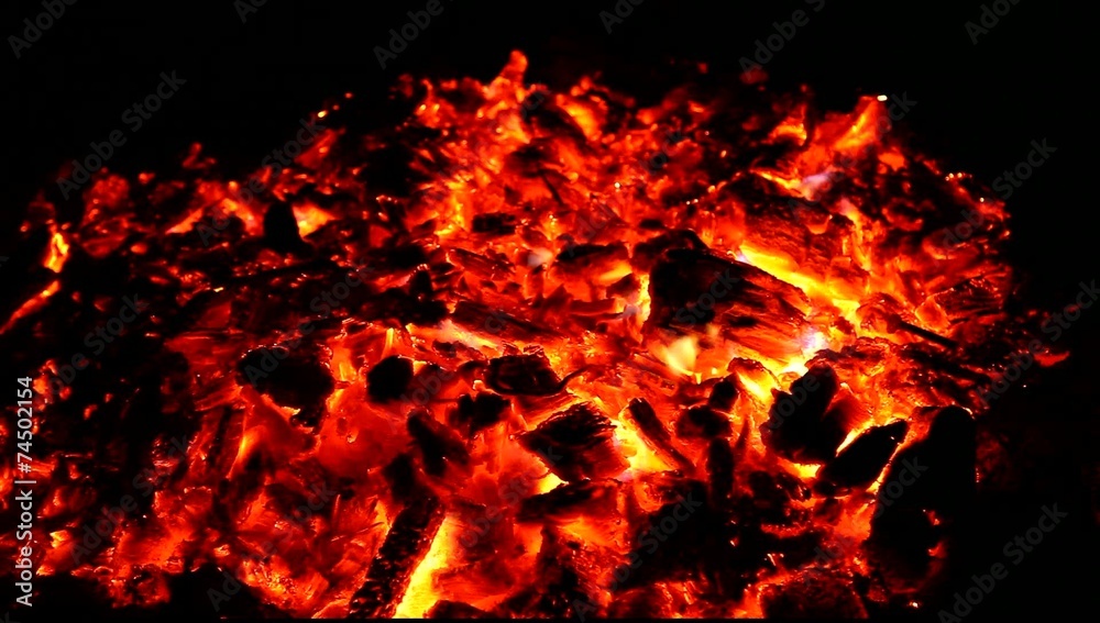 Embers and ashes of mighty big fire Embers and ashes of mighty big fire