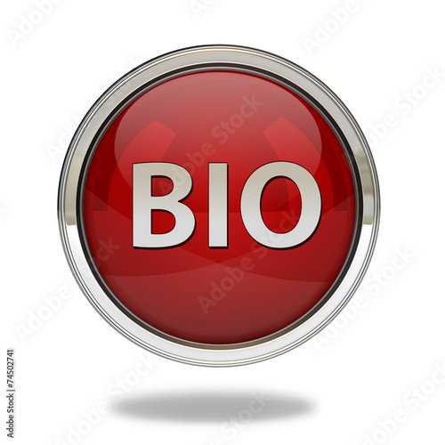 Bio pointer icon on white background