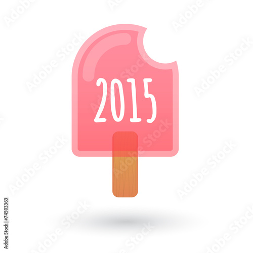 ice cream year 2015 design