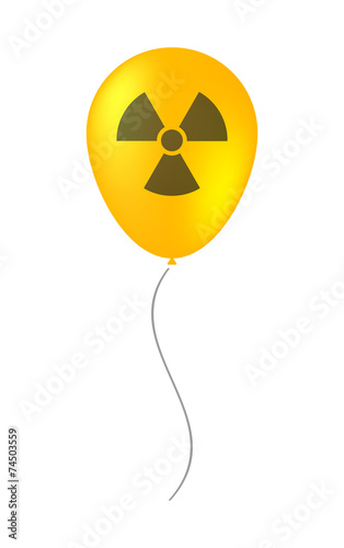 balloon illustration with a radio activity sign