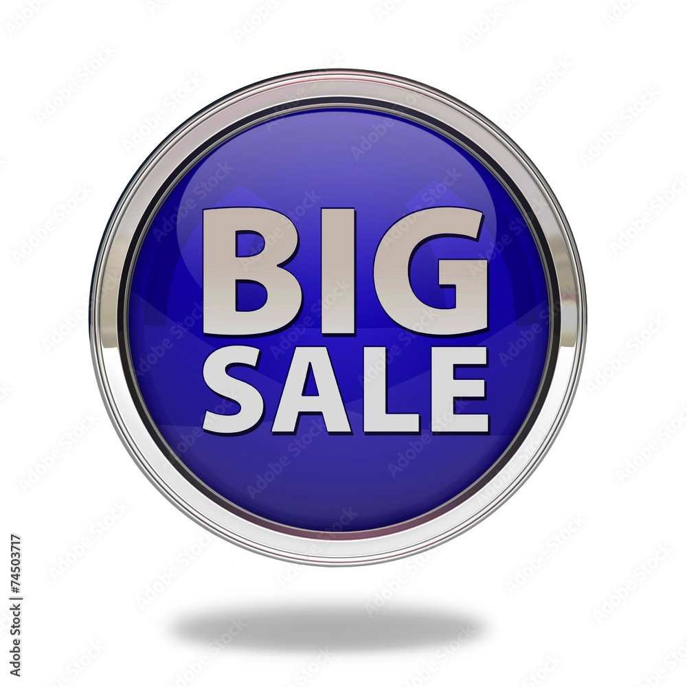 Big sale pointer icon on white background Big sale pointer icon on white background