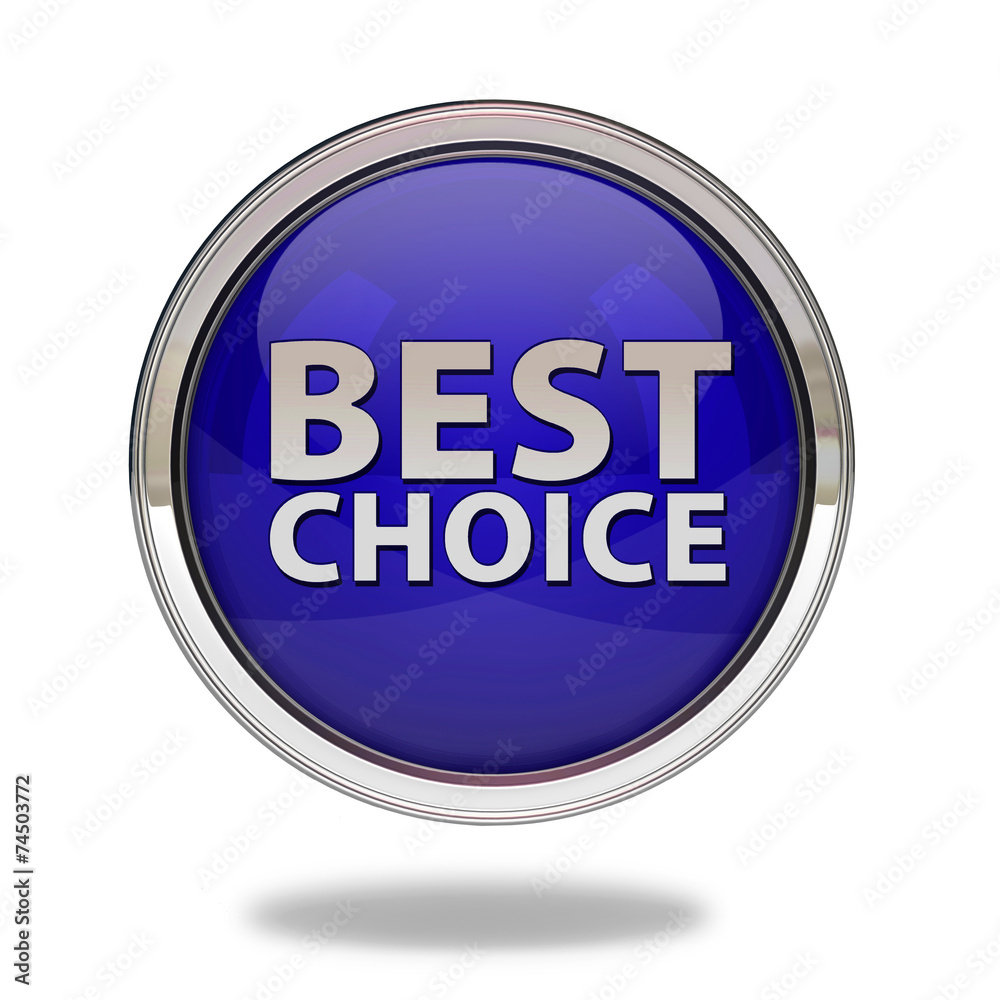 Best choice pointer icon on white background Best choice pointer icon on white background