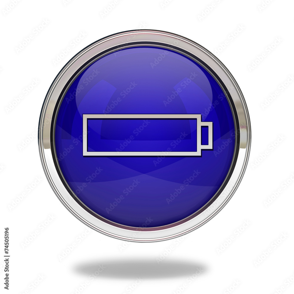 battery pointer icon on white background battery pointer icon on white background
