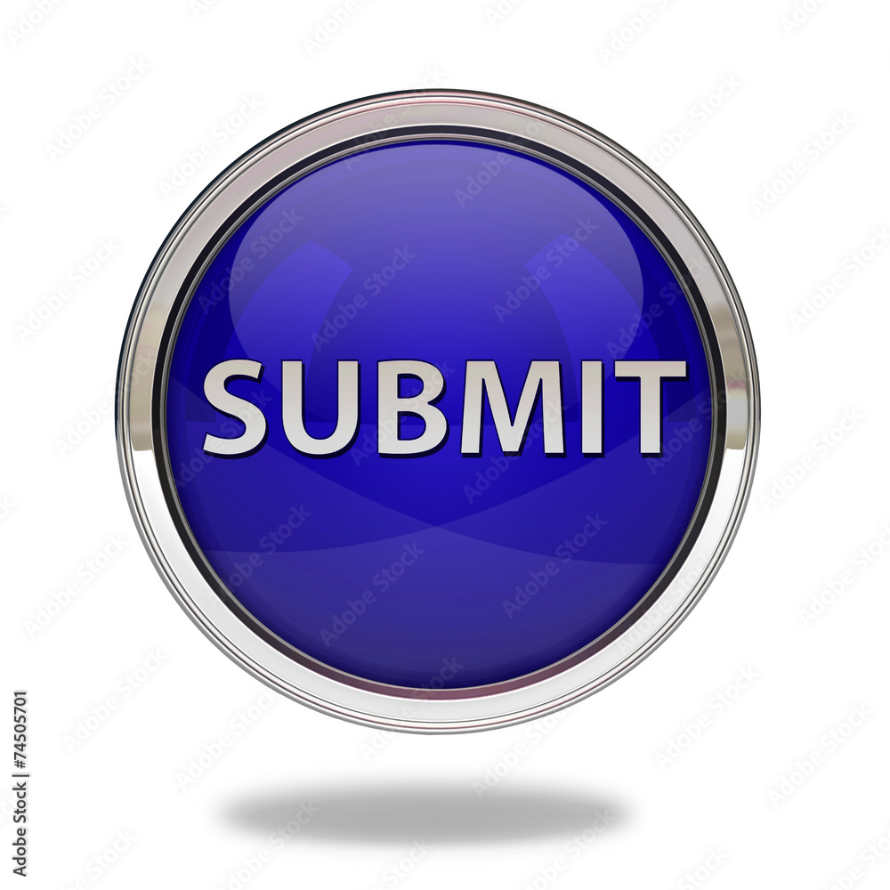 Submit pointer icon on white background Submit pointer icon on white background