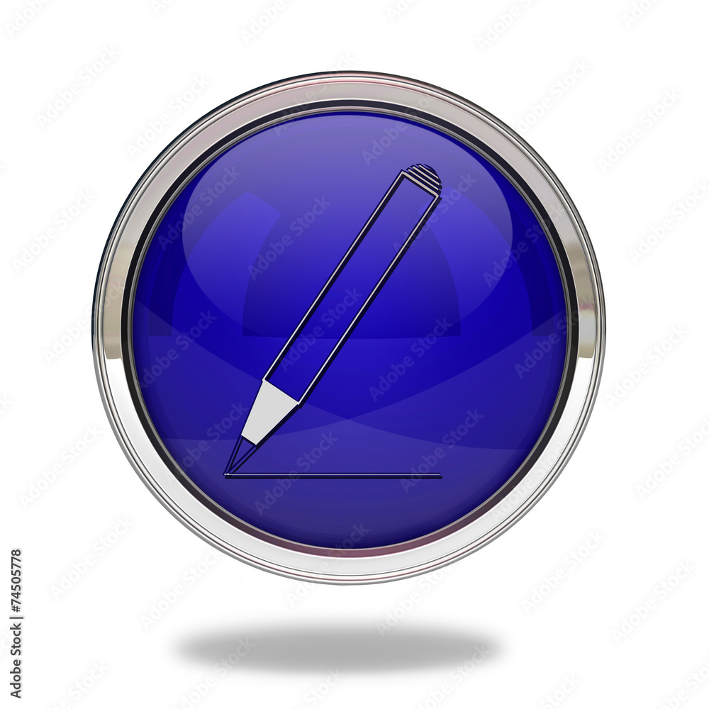 Pencil pointer icon on white background Pencil pointer icon on white background