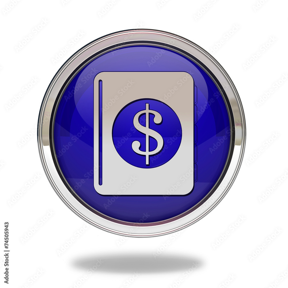 dollar money book pointer icon on white background dollar money book pointer icon on white background