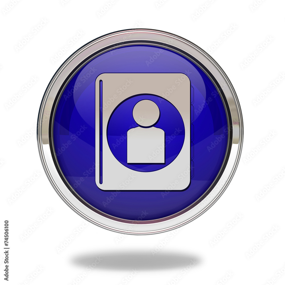 Profile pointer icon on white background Profile pointer icon on white background
