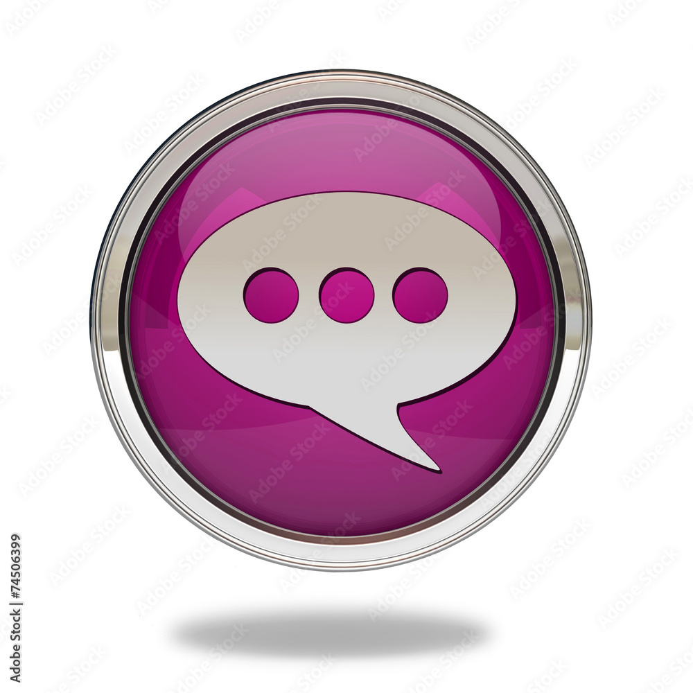 Fototapeta premium forum pointer icon on white background