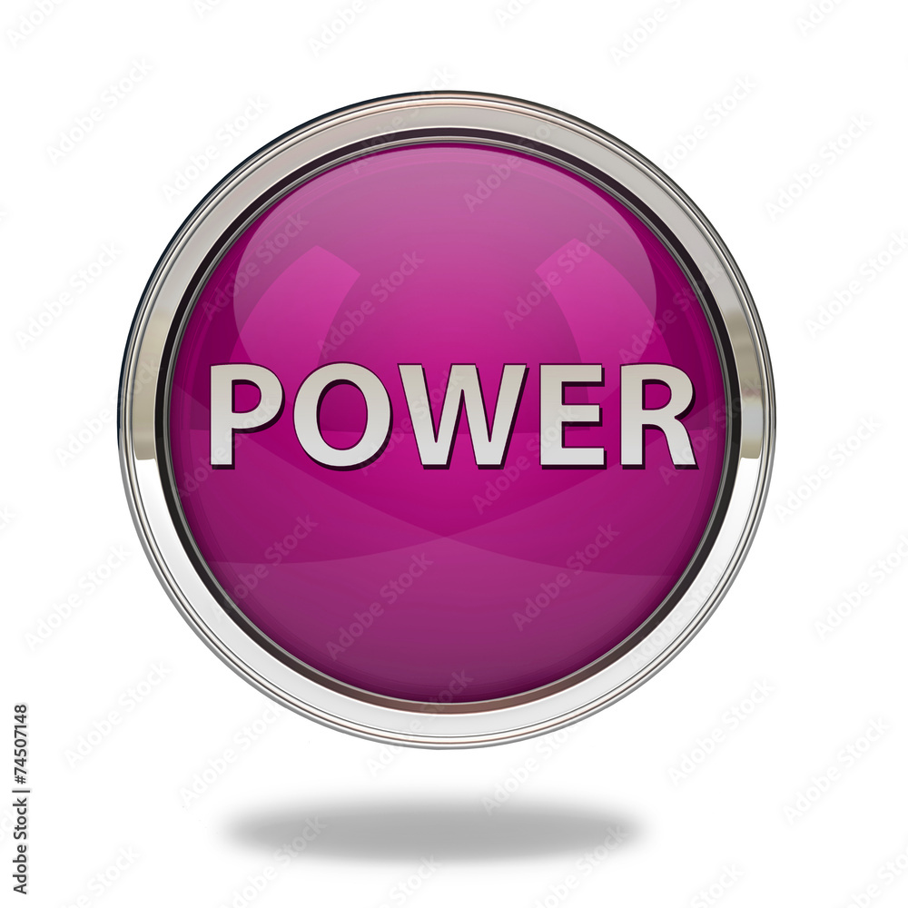 power pointer icon on white background power pointer icon on white background
