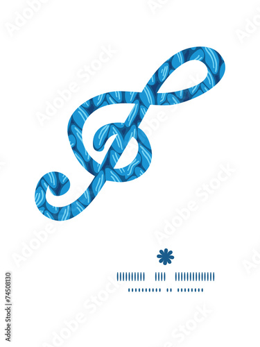 Vector knit sewater fabric horizontal texture g_clef musical