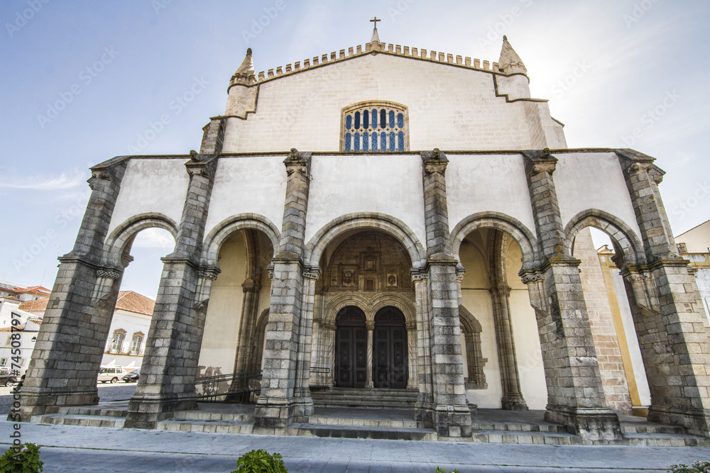  Church of Sao Francisco located in Evora city