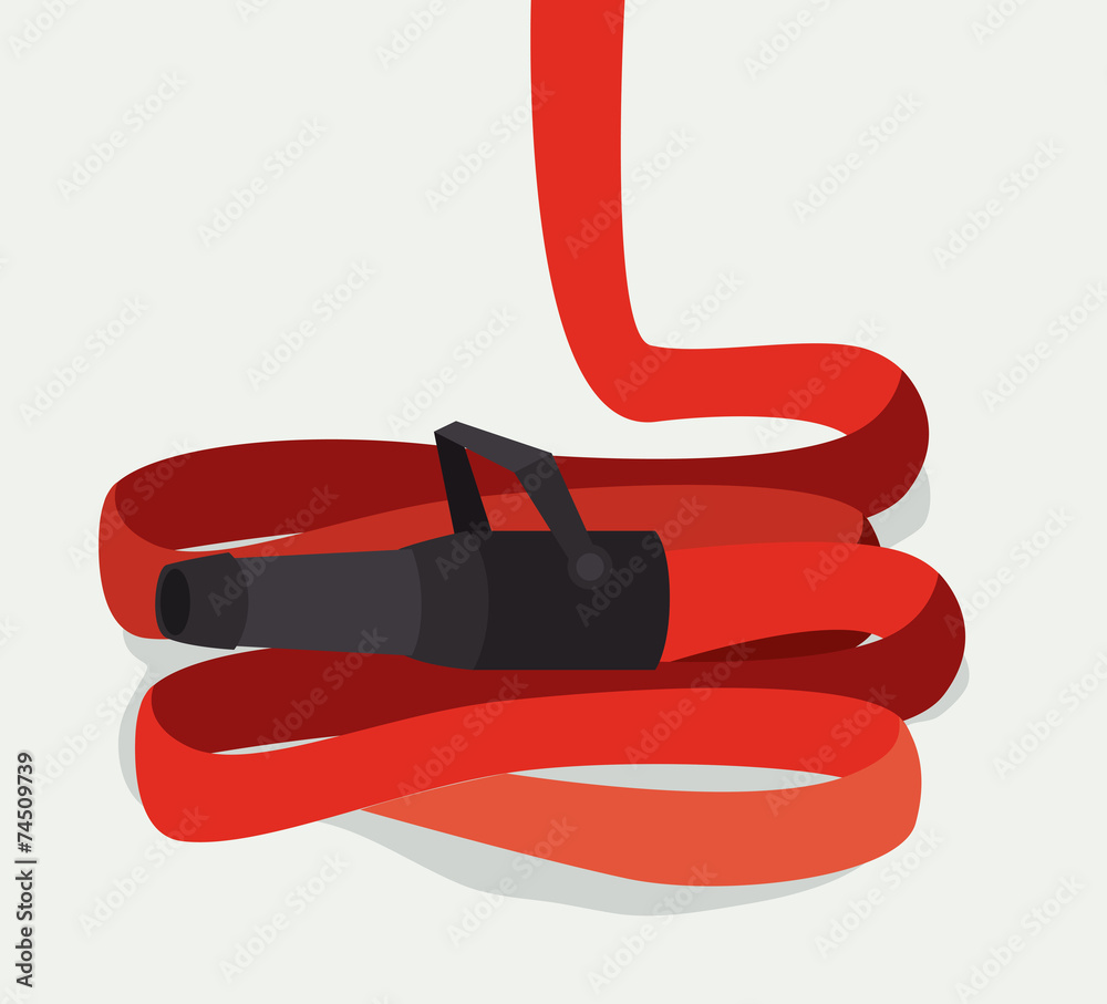 Fototapeta premium Firefigther design over white background vector illustration