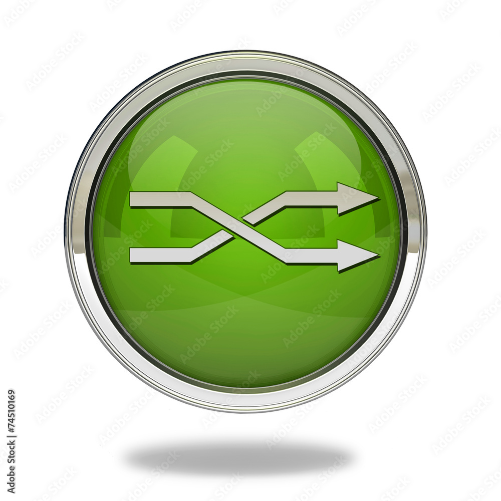 Music pointer icon on white background Music pointer icon on white background