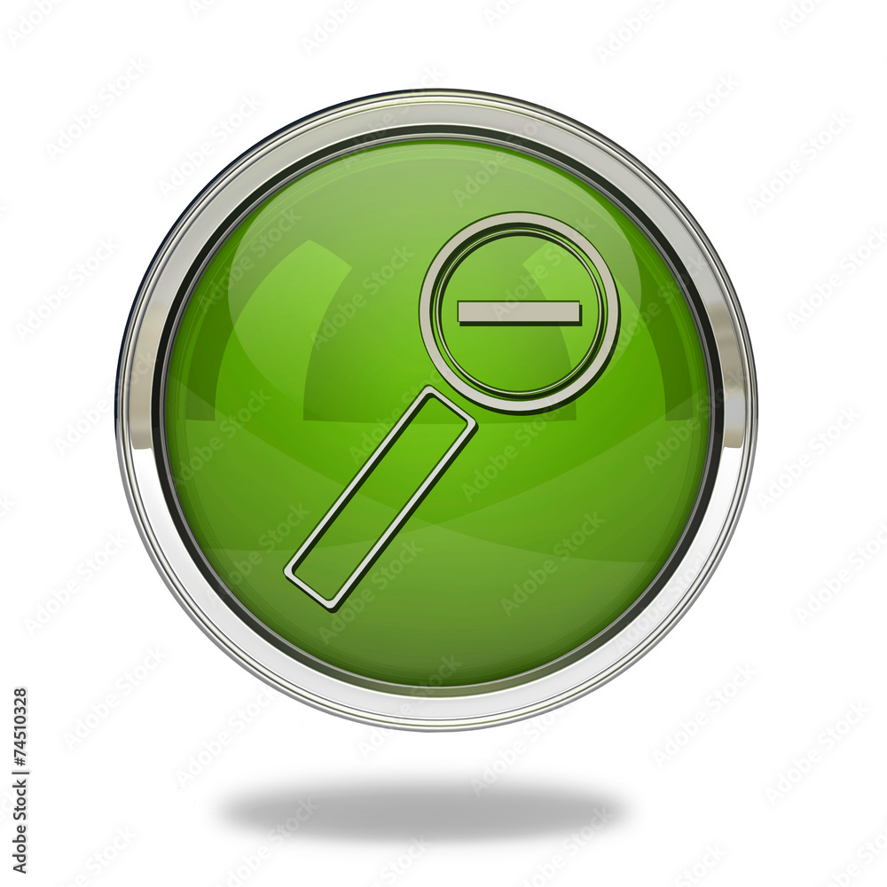Zoom out pointer icon on white background Zoom out pointer icon on white background