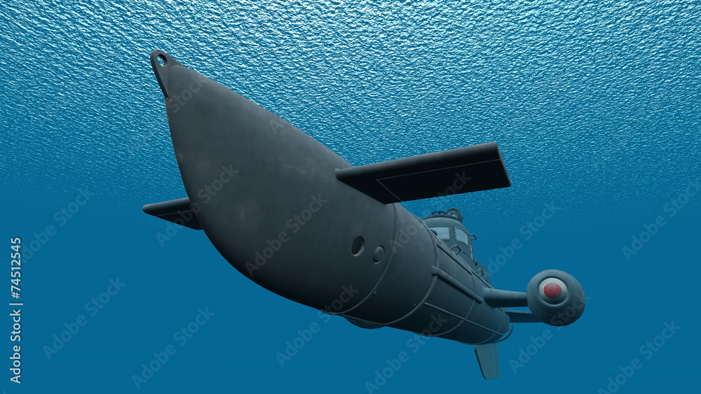 Fototapeta premium 潜水艦