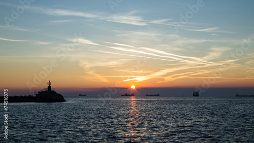 Tanker in the bay of Trieste