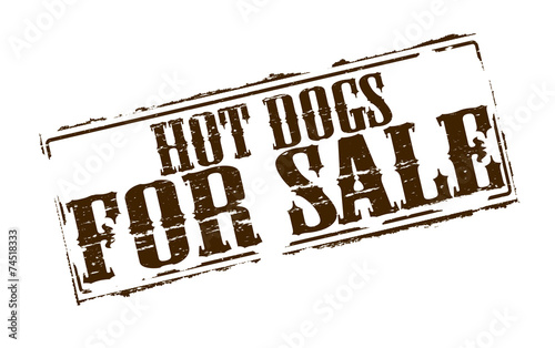 Hot dogs for sale