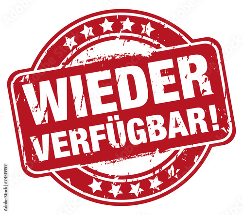 Wieder verfügbar!