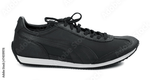 Black sport shoe
