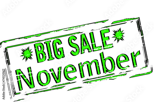 Big sale November