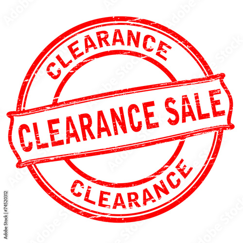 Clearance sale