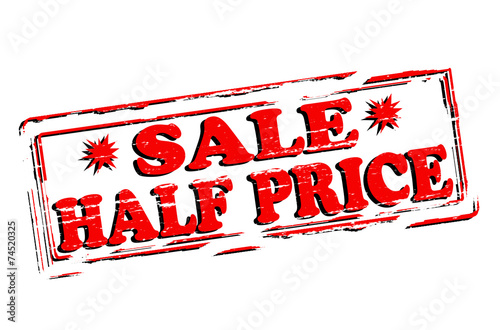 Sale half price