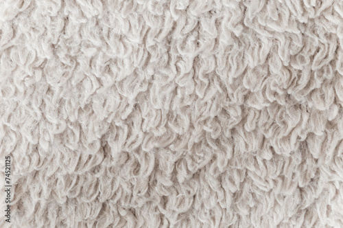 Texture of a white carpet