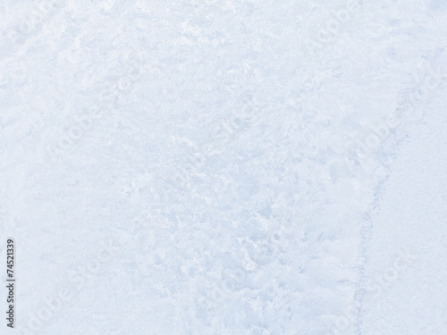 Frosty pattern on winter window. © EVGENY BARKIN