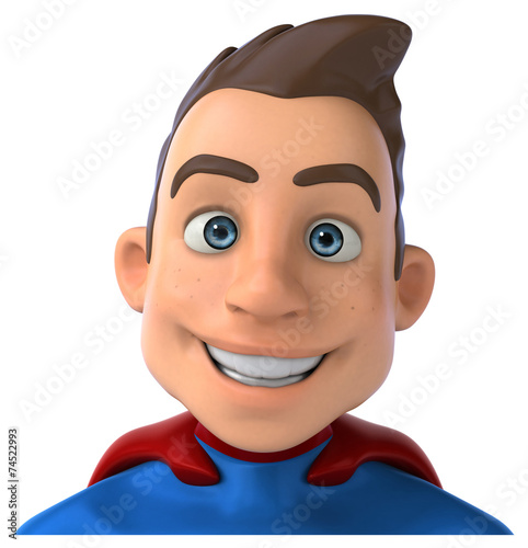 Εκτύπωση καμβά Fun superhero