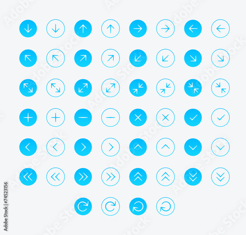 Arrow icon set