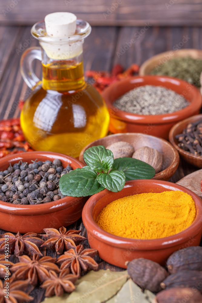 Different spices Different spices