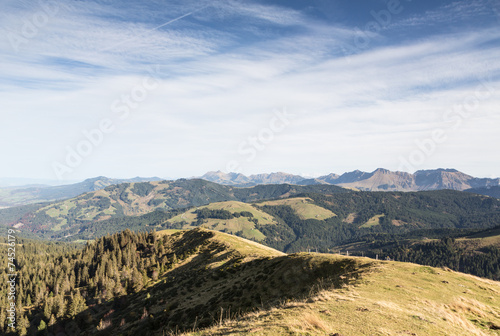 Mountains around Fribourg, Switzerland