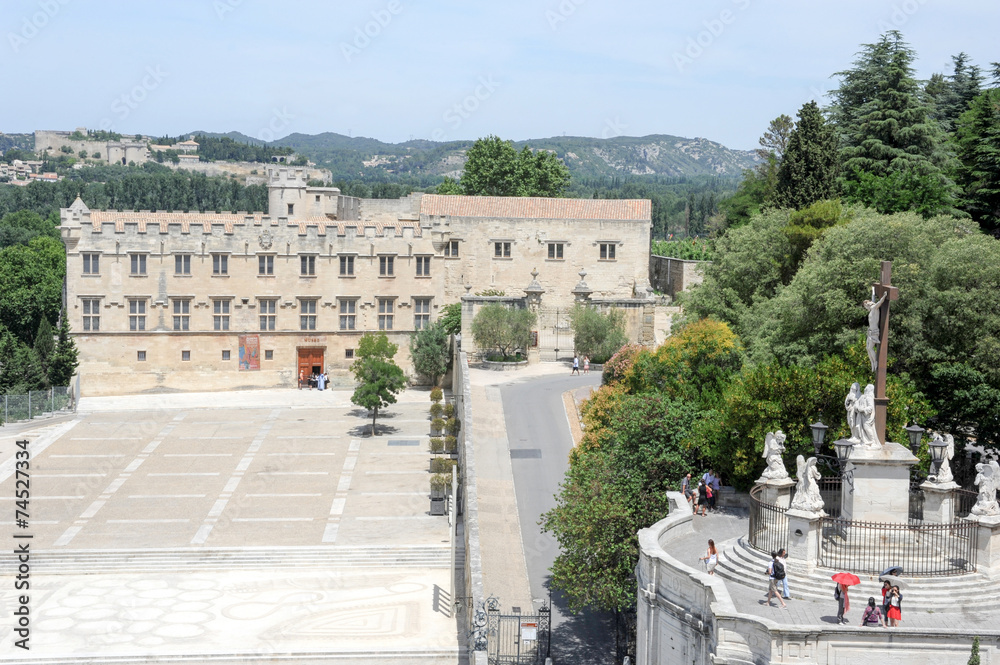 Place du Palais at Avignon on France
