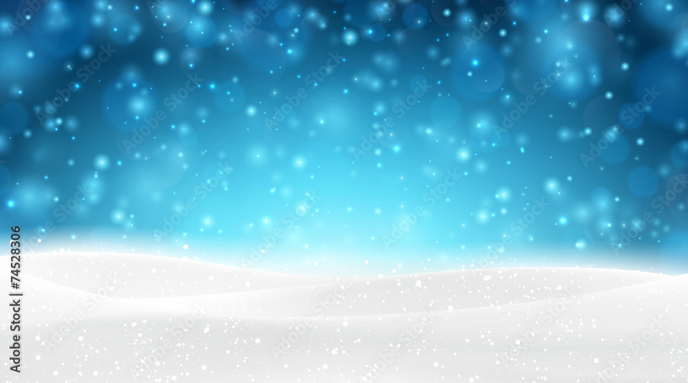 Christmas snowy background. Christmas snowy background.