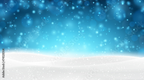 Christmas snowy background.