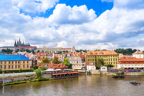 Cityscape of Prague.