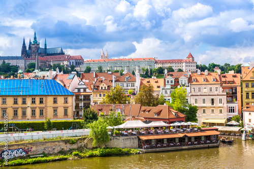 Cityscape of Prague.