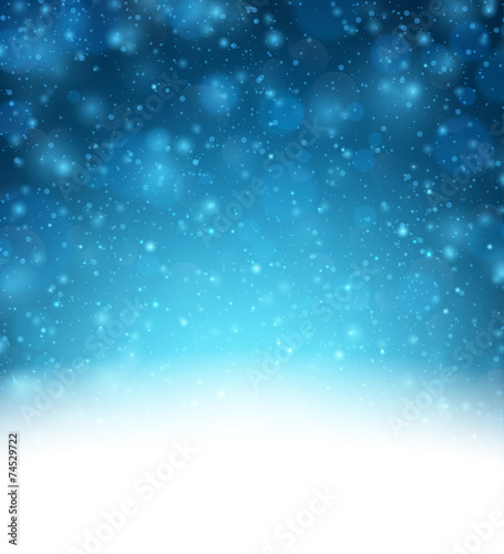 Christmas snowy background.