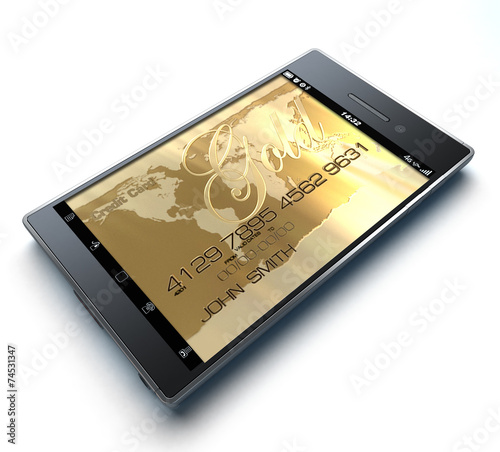 Smartphone credit card