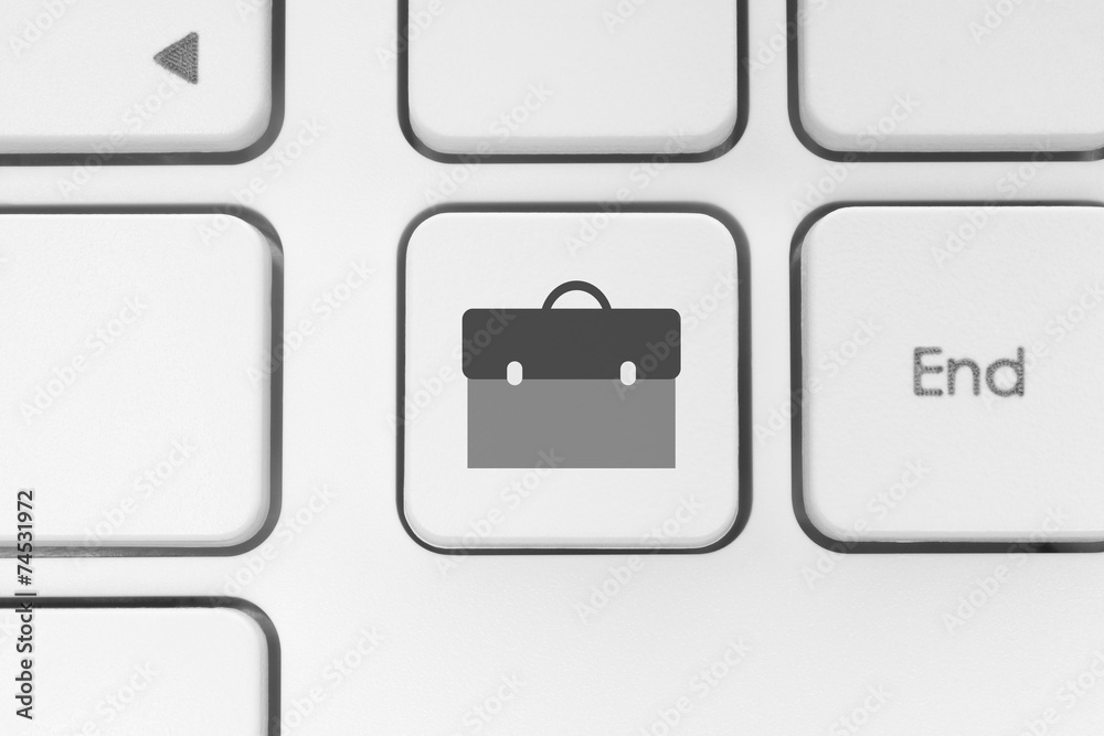 Bag on keyboard button. Bag on keyboard button.