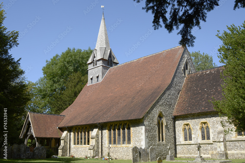 St. Peters Church at Wherwell. Hampshire. England